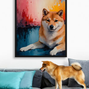 Mark Rothko Style Custom Pet Portrait - Art Print