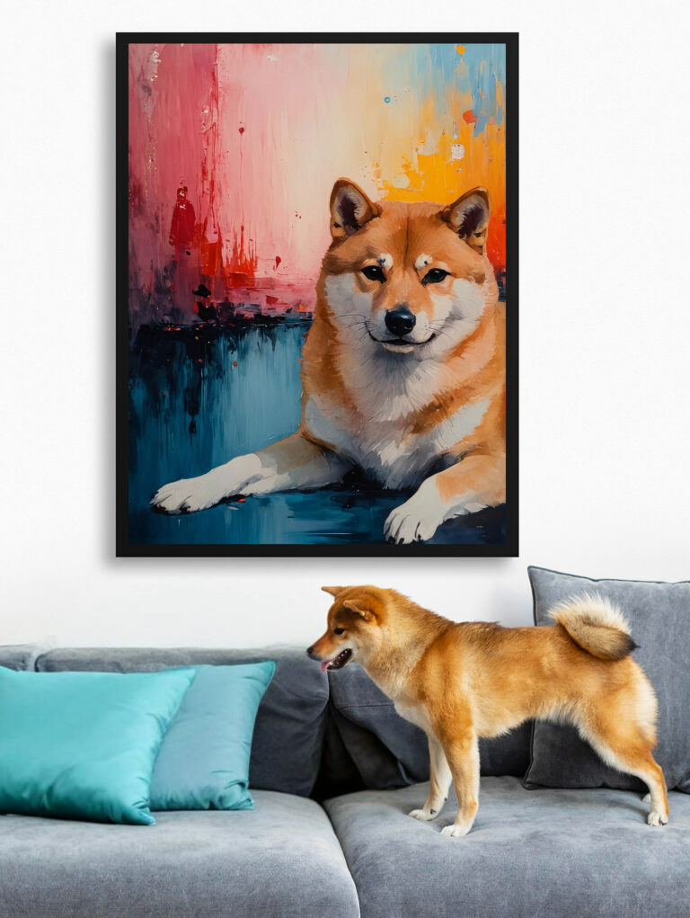 Mark Rothko Style Custom Pet Portrait - Art Print